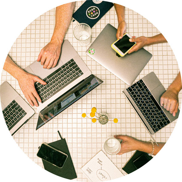 Photo of a business team in a conference room